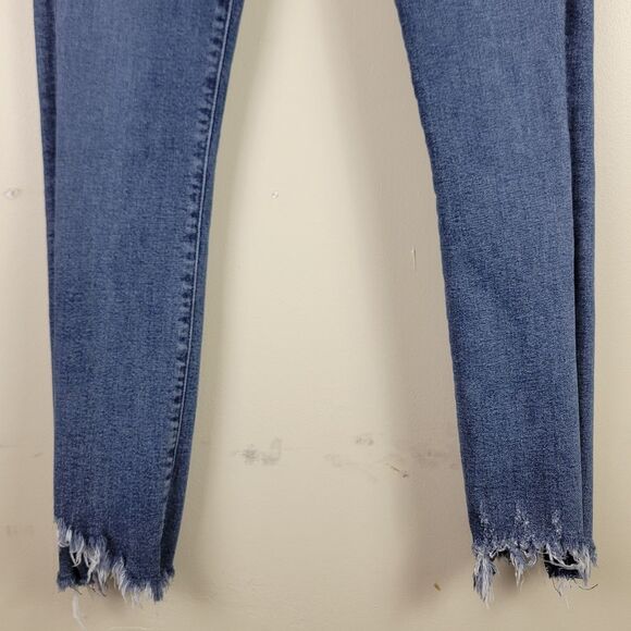 Agolde Sophie High Rise Cropped Discretion Skinny Jeans - Picture 6 of 9